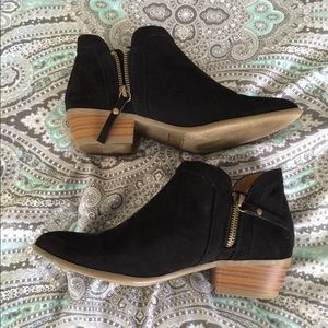 Women’s black ankle boots